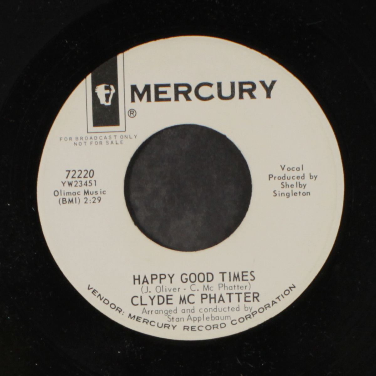 deep in the heart of harlem / happy good times by CLYDE MCPHATTER