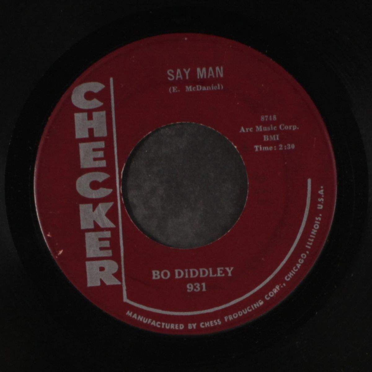 say man / the clock strikes twelve by BO DIDDLEY