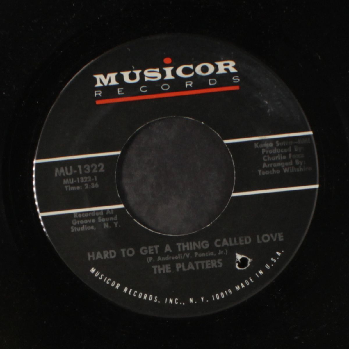hard to get a thing called loved by PLATTERS
