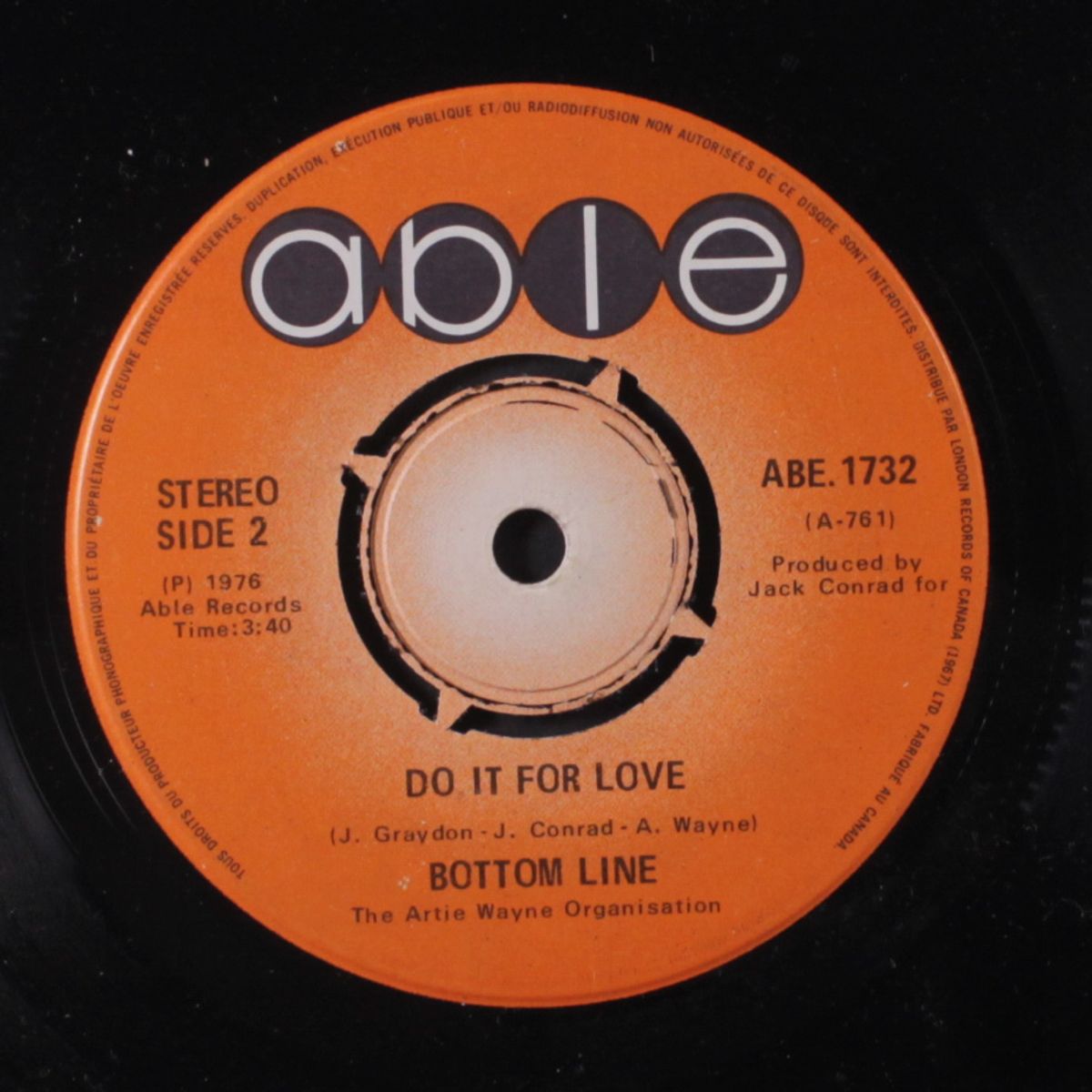 do it for love / that's the way to go by BOTTOM LINE