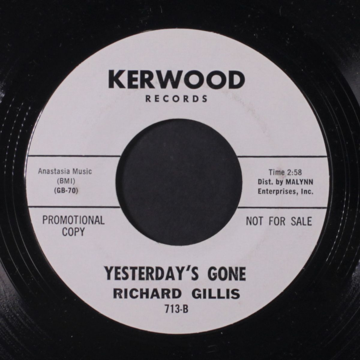 yesterday's gone / think it over by RICHARD GILLIS