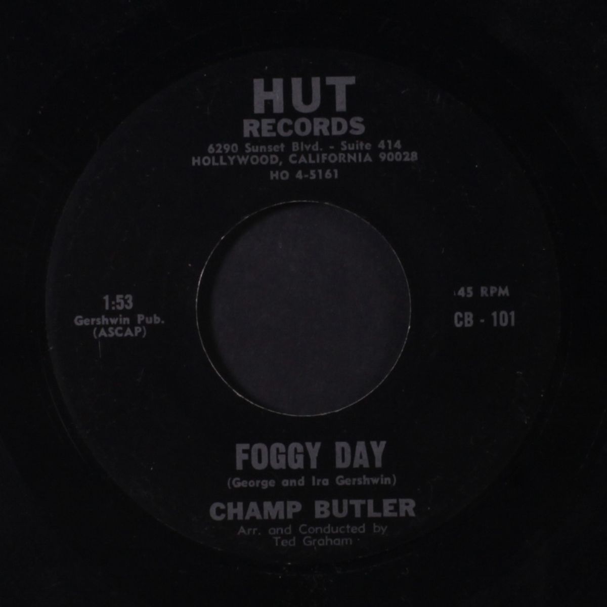 foggy day / this can't be love by CHAMP BUTLER