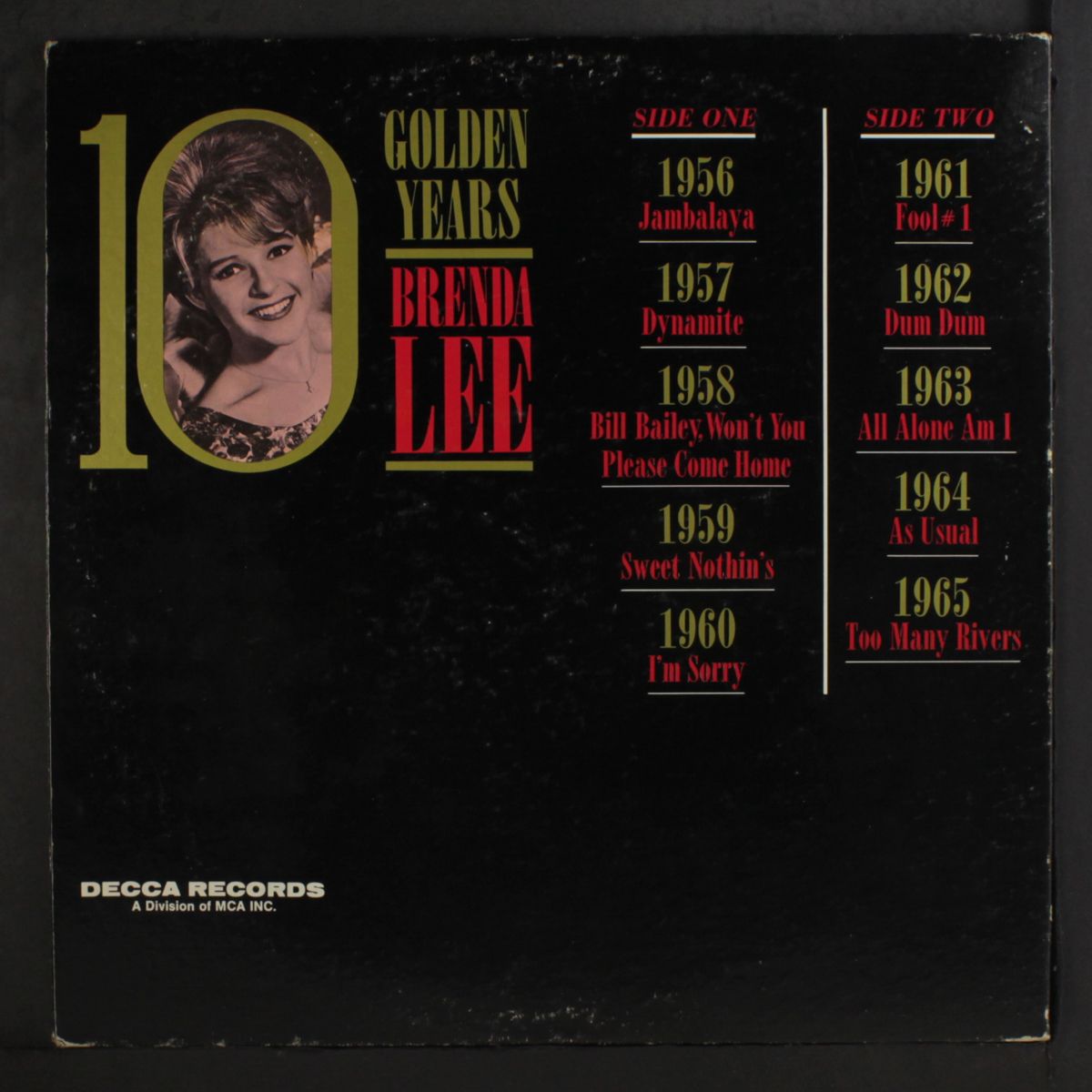 10 golden years by BRENDA LEE