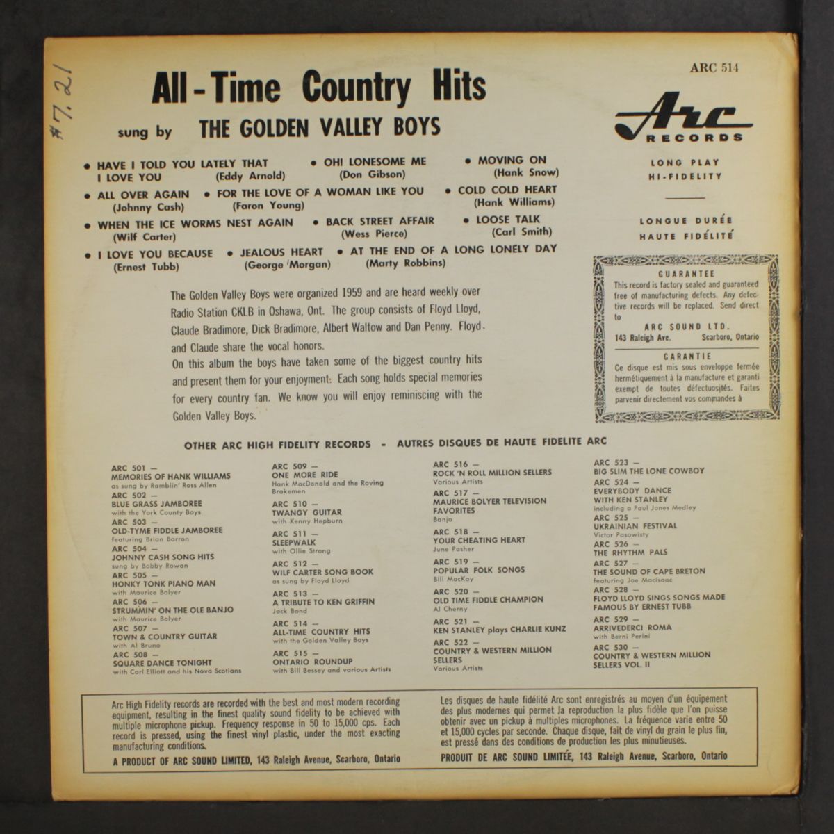 all-time country hits by GOLDEN VALLEY BOYS