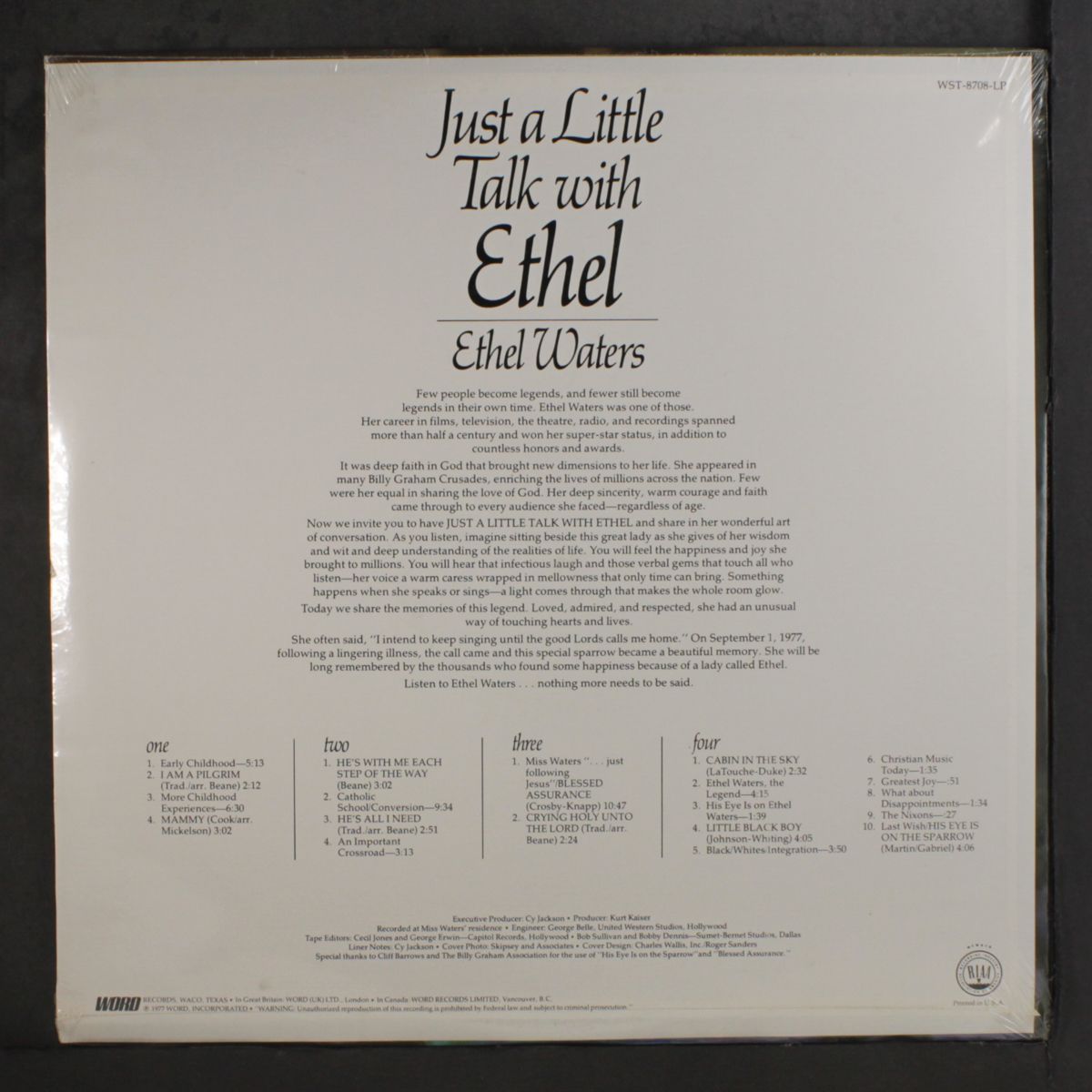 just a little talk with ethel by ETHEL WATERS