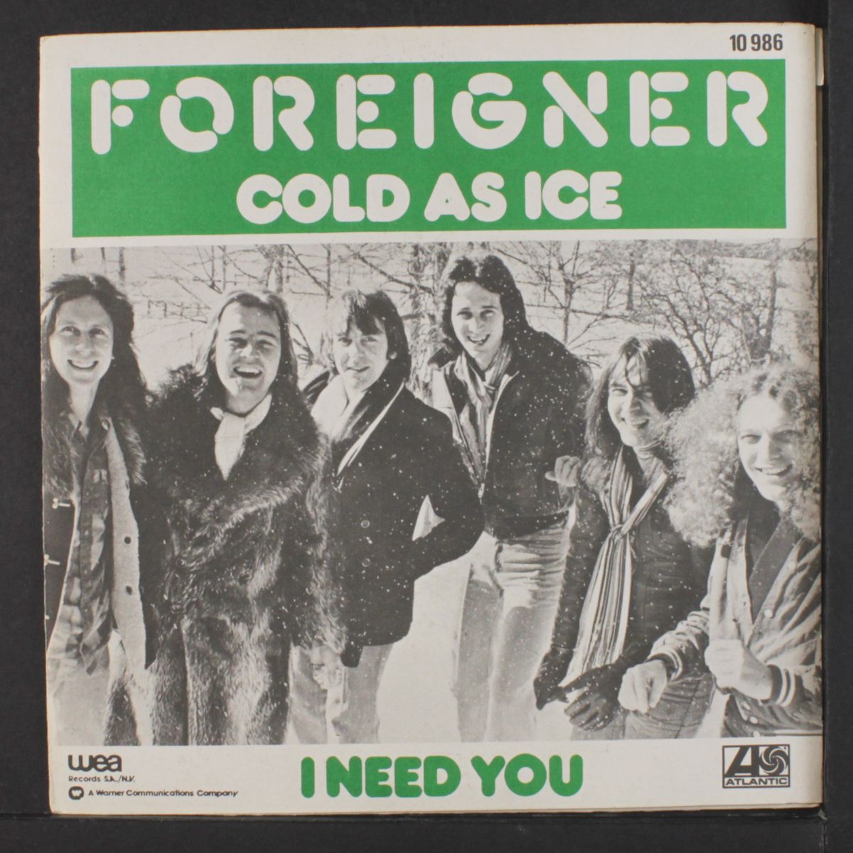 cold as ice / i need you by FOREIGNER