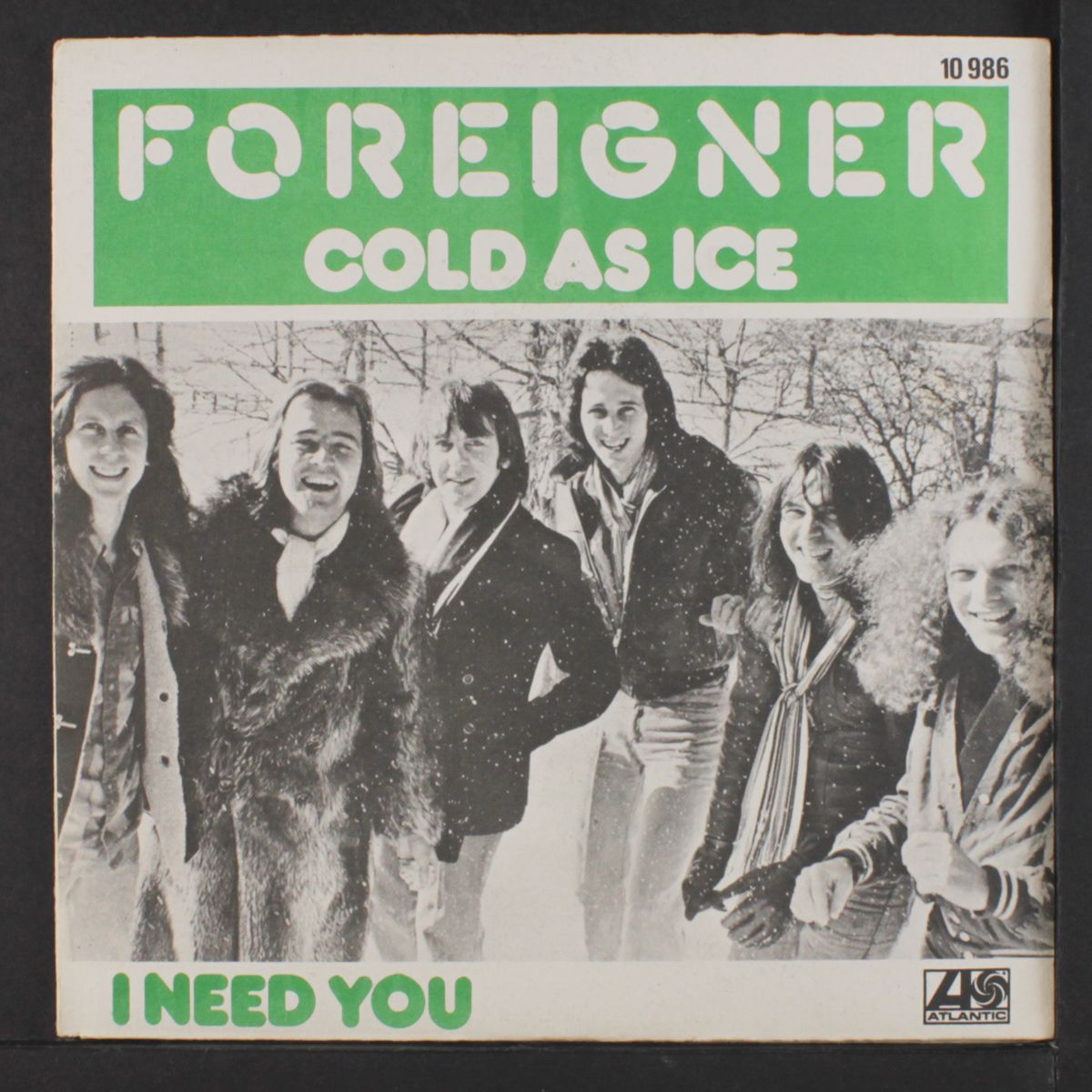 cold as ice / i need you by FOREIGNER