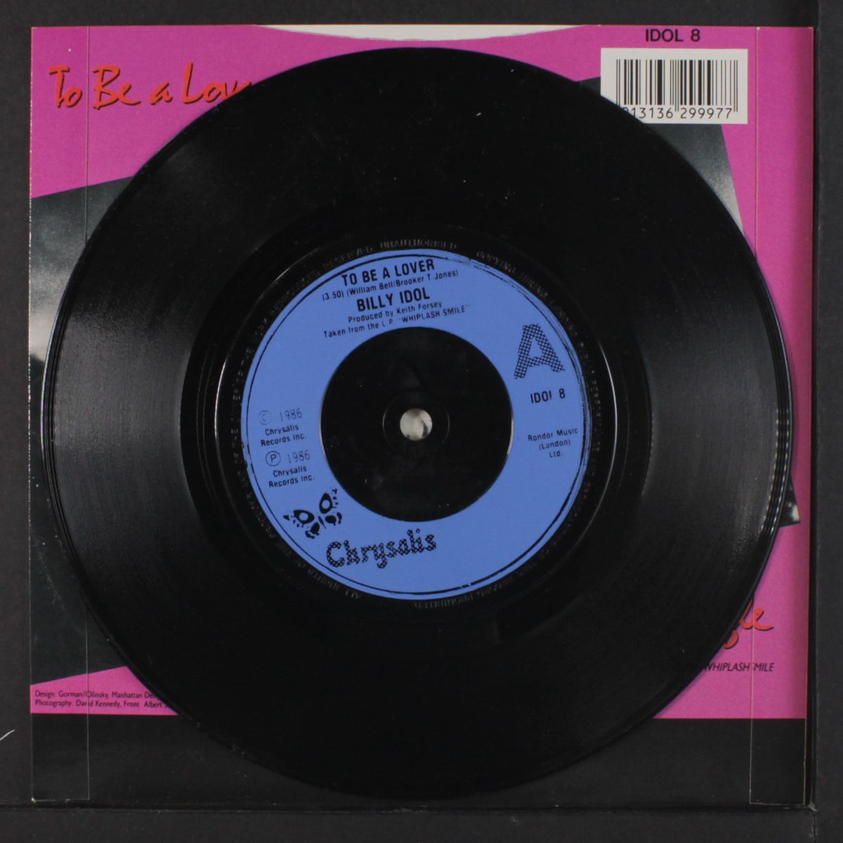 to be a lover / all summer single by BILLY IDOL