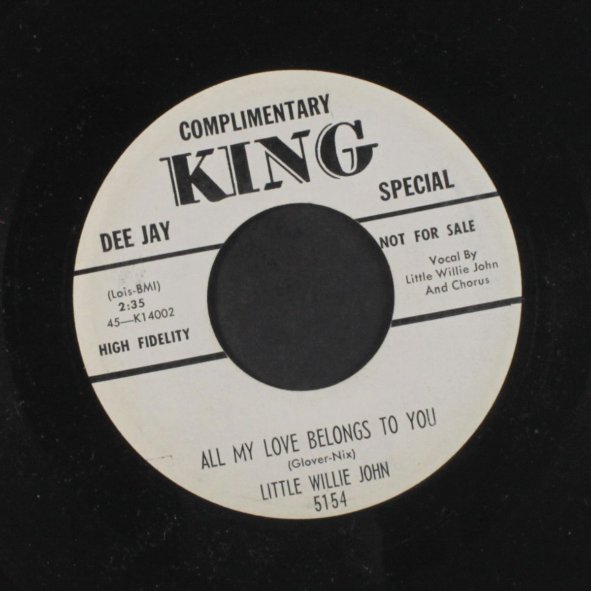 all my love belongs to you / why don't you haul off and love me by LITTLE WILLIE JOHN