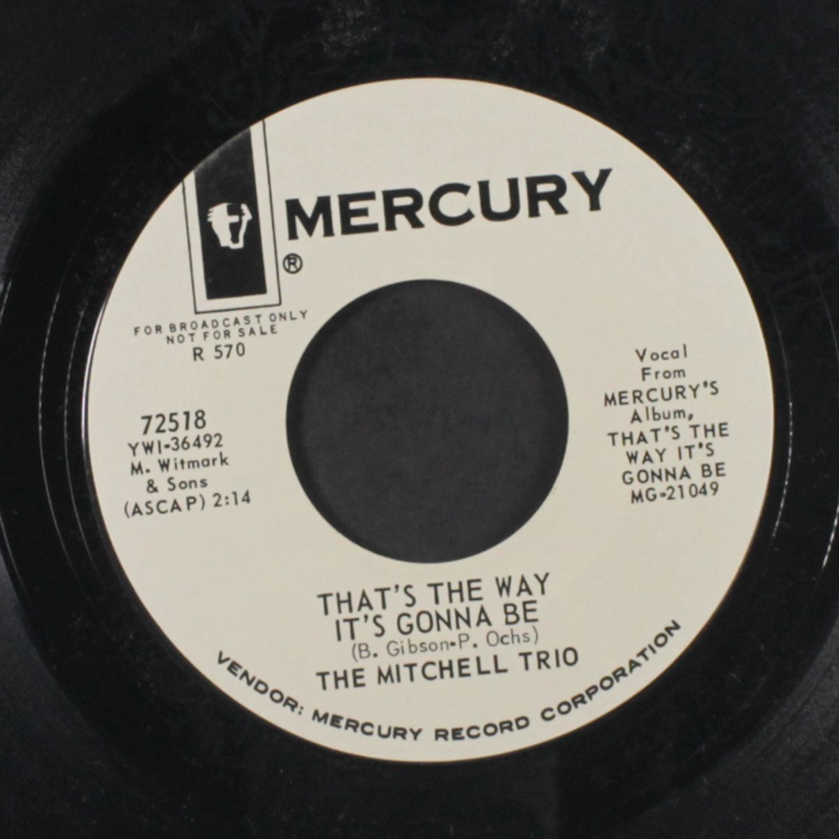 that's the way it's gonna be by MITCHELL TRIO