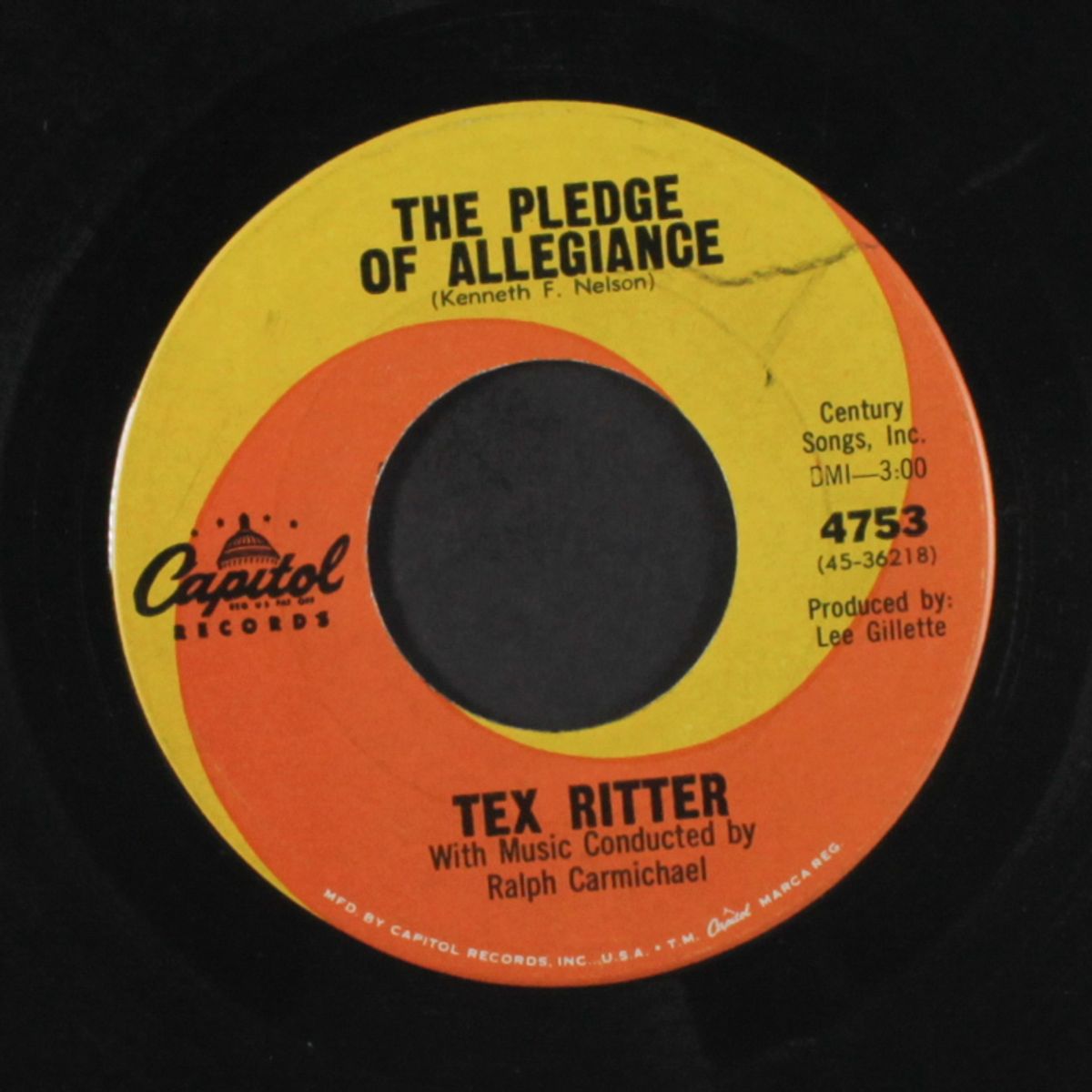 ol' shorty / the pledge of allegiance by TEX RITTER