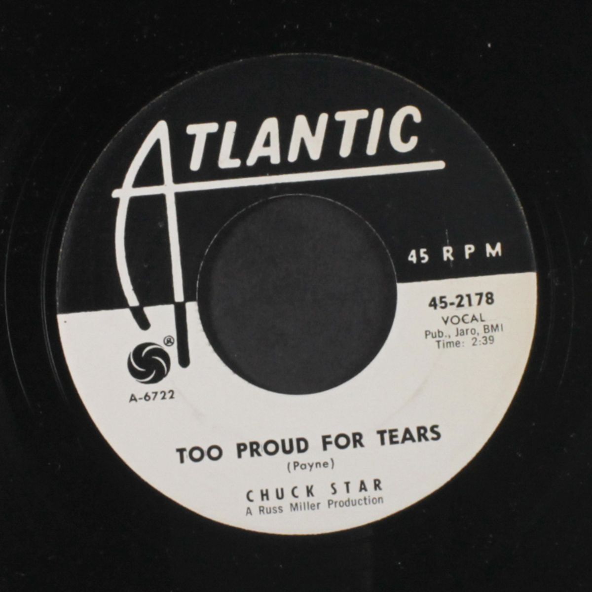 shirley / too proud for tears by CHUCK STAR