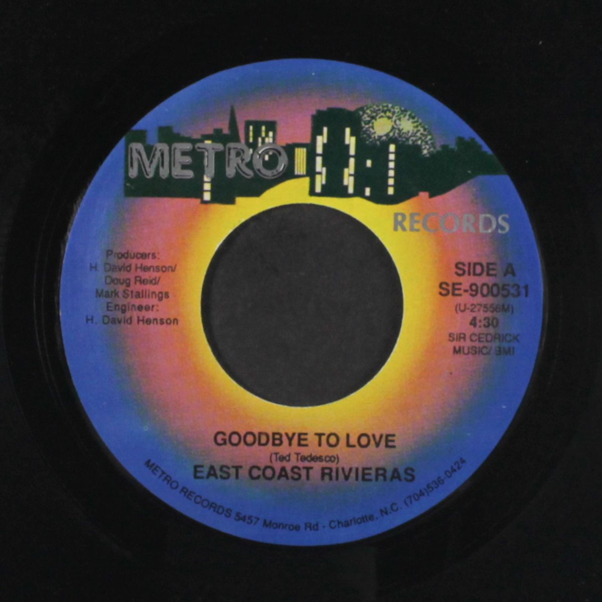 goodbye to love / i can't help thinking by EAST COAST RIVIERAS
