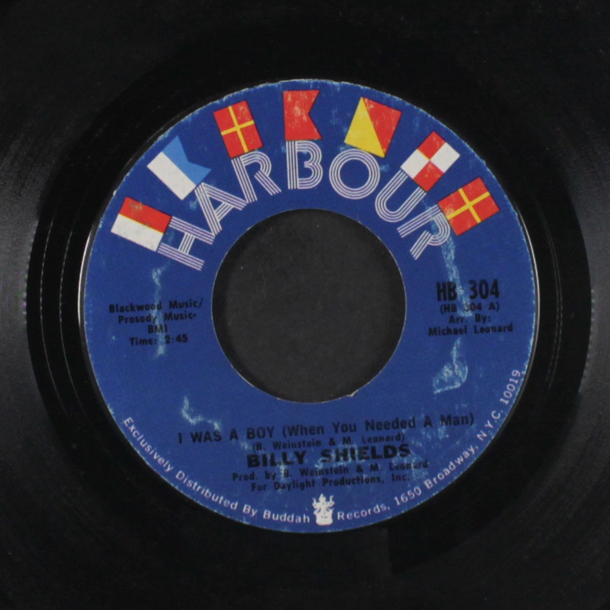 i was a boy / moments from now tomorrow by BILLY SHIELDS