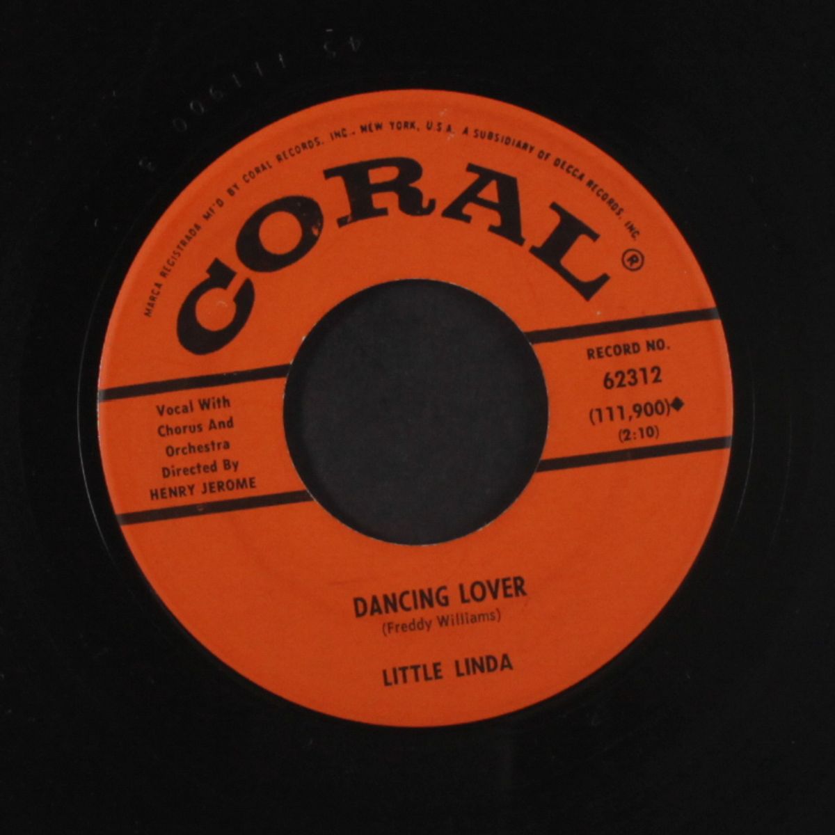 little richie / dancing lover by LITTLE LINDA