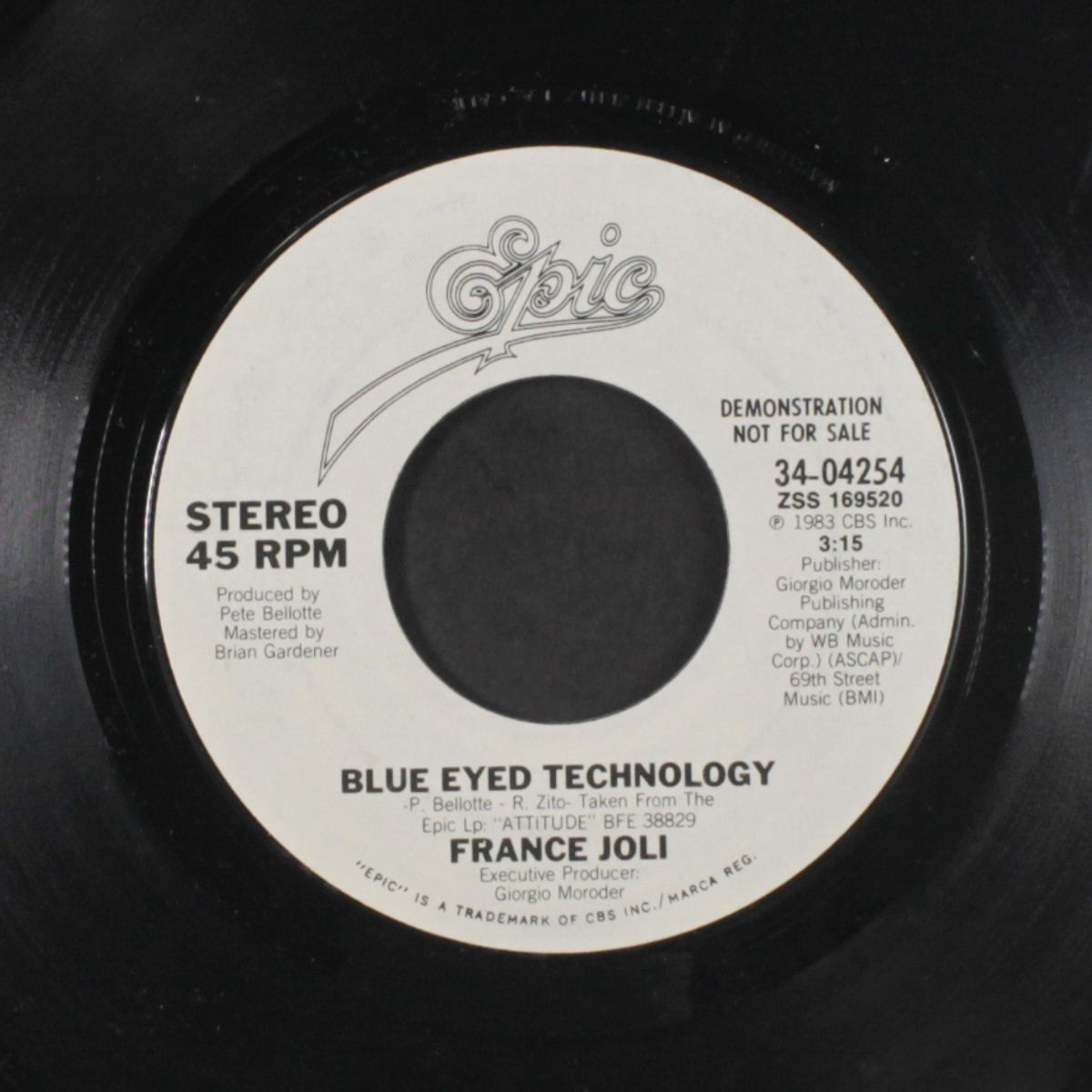 blue eyed technology / same by FRANCE JOLI