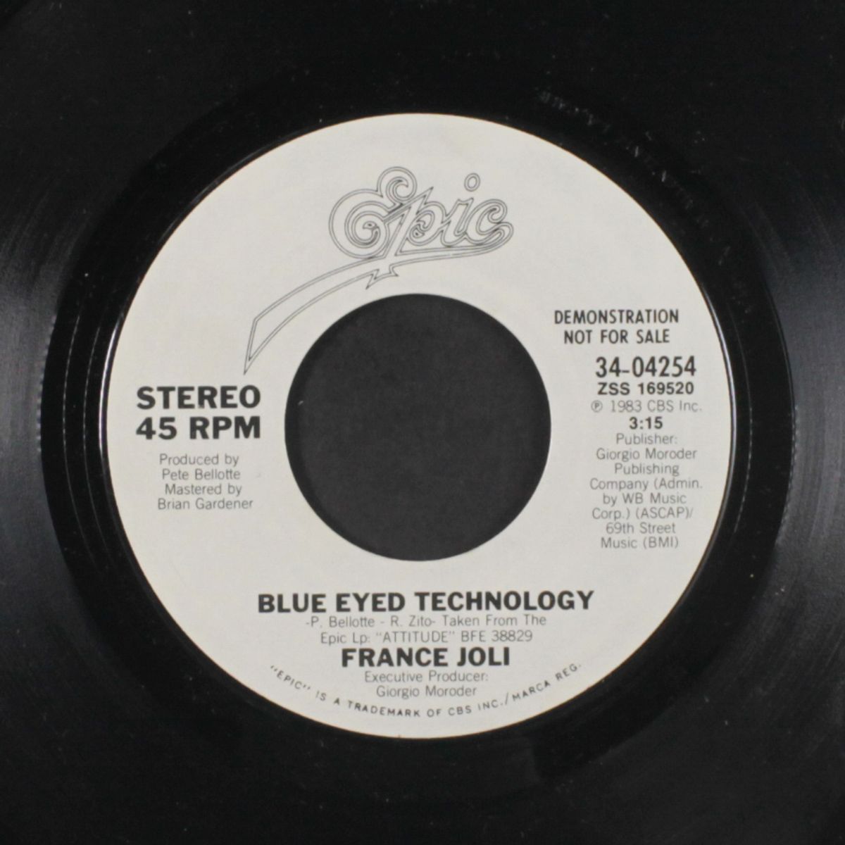 blue eyed technology / same by FRANCE JOLI