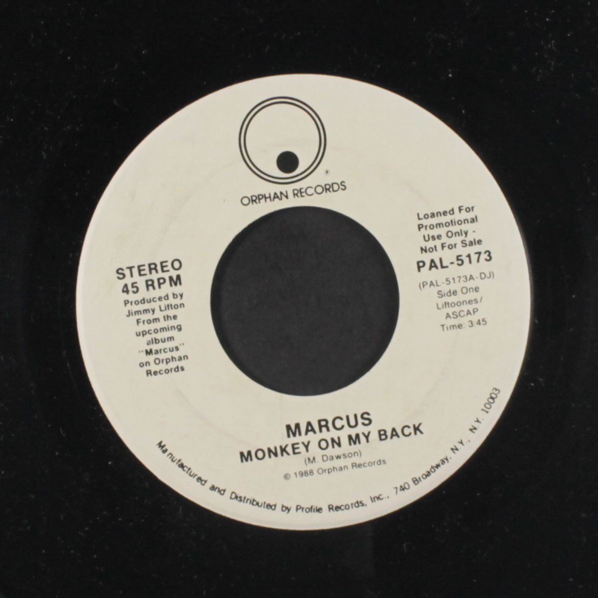 monkey on my back / same by MARCUS