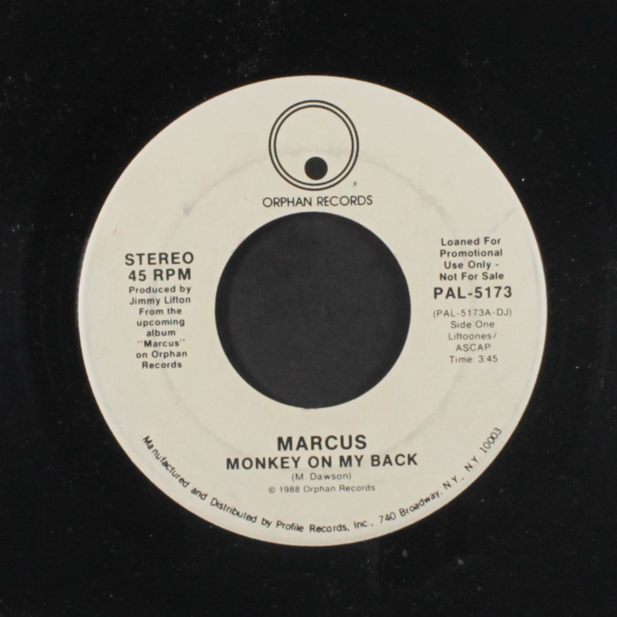 monkey on my back / same by MARCUS