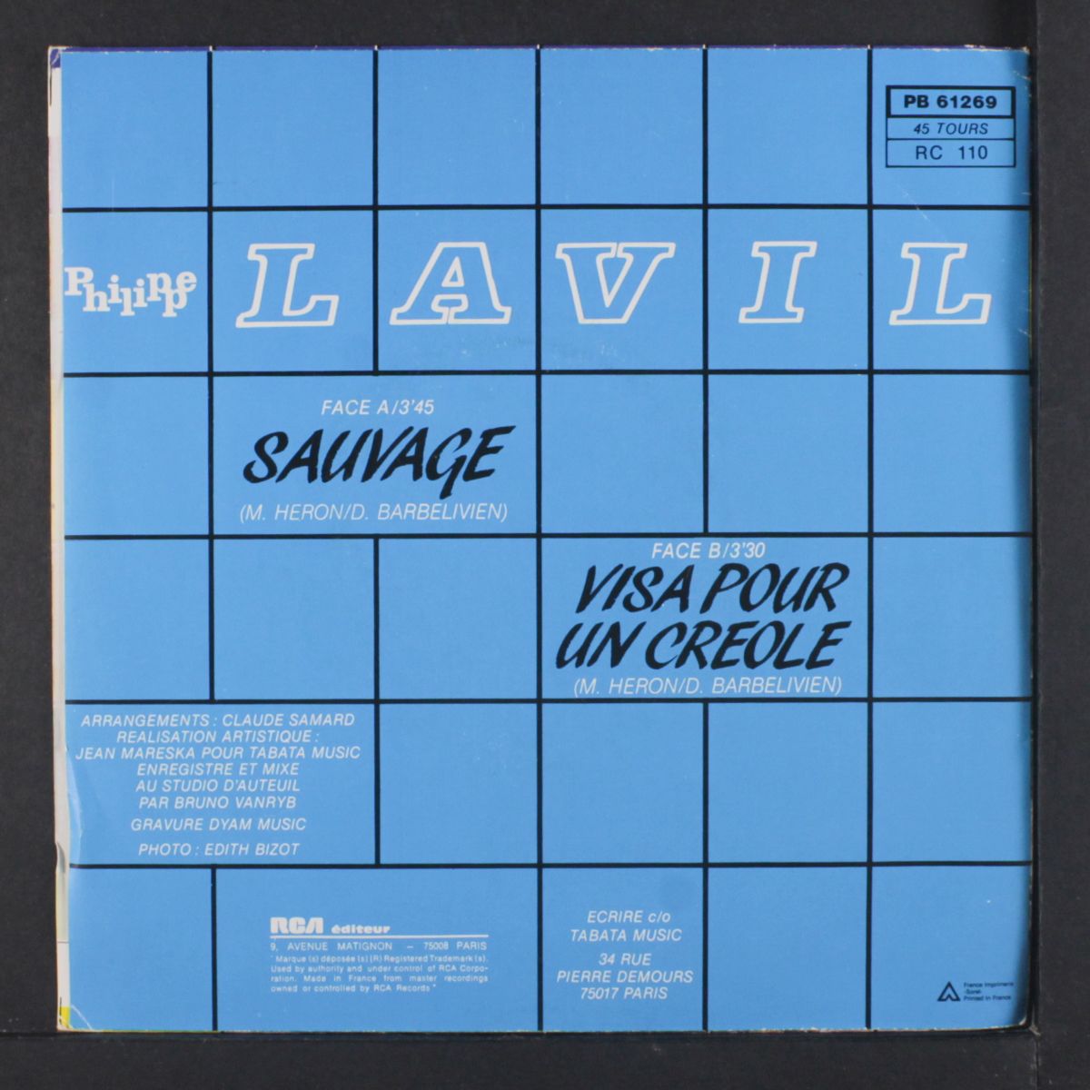 sauvage / visa pour un creole by PHILIPPE LAVIL