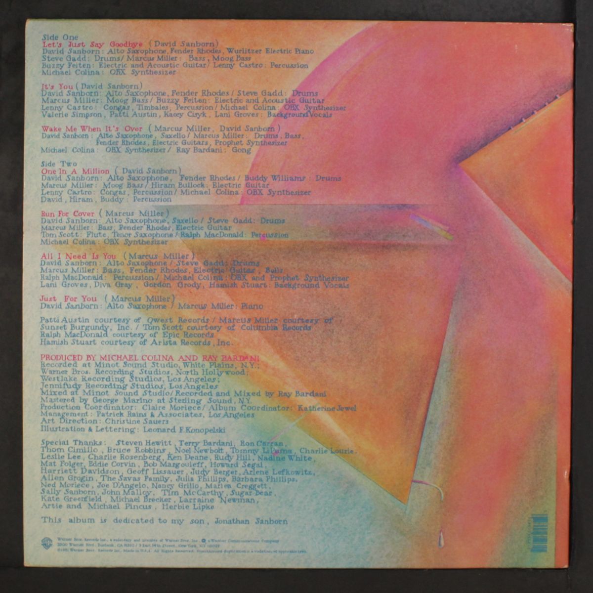 voyeur by DAVID SANBORN