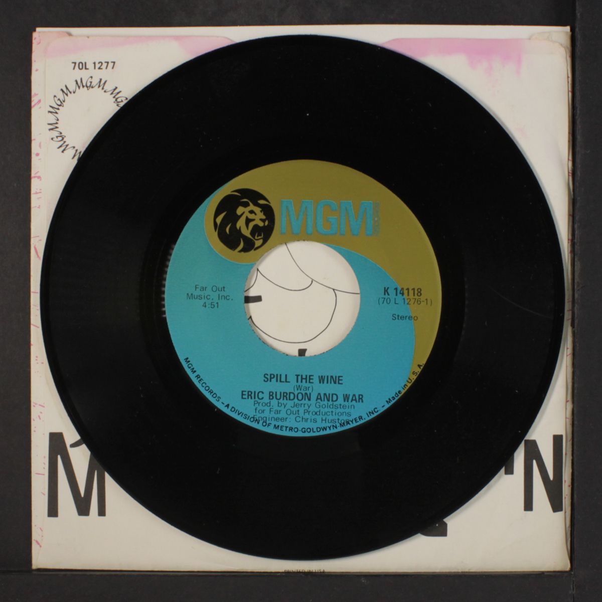 spill the wine / magic mountain by ERIC BURDON & WAR