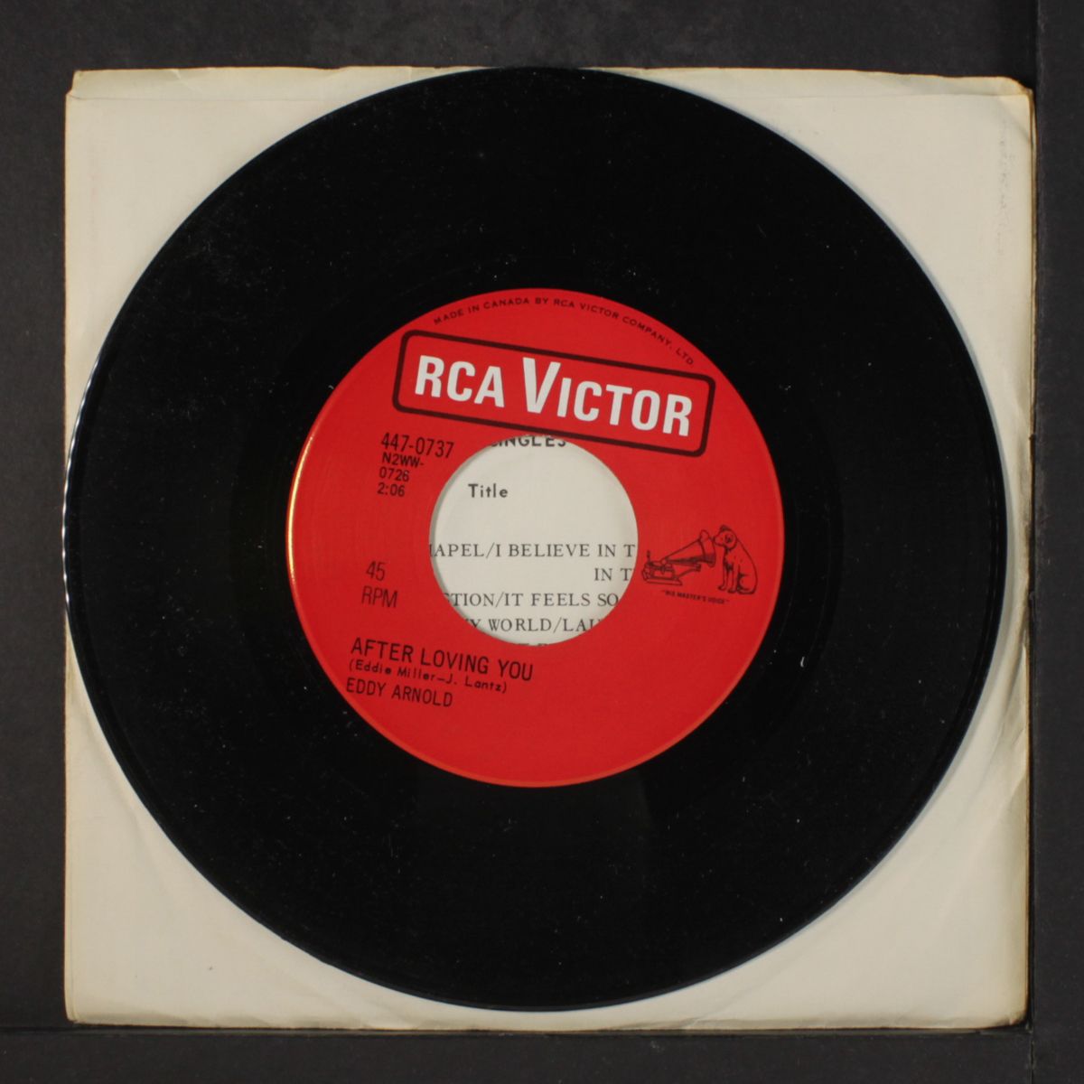 after loving you / i'll hold you in my heart by EDDY ARNOLD