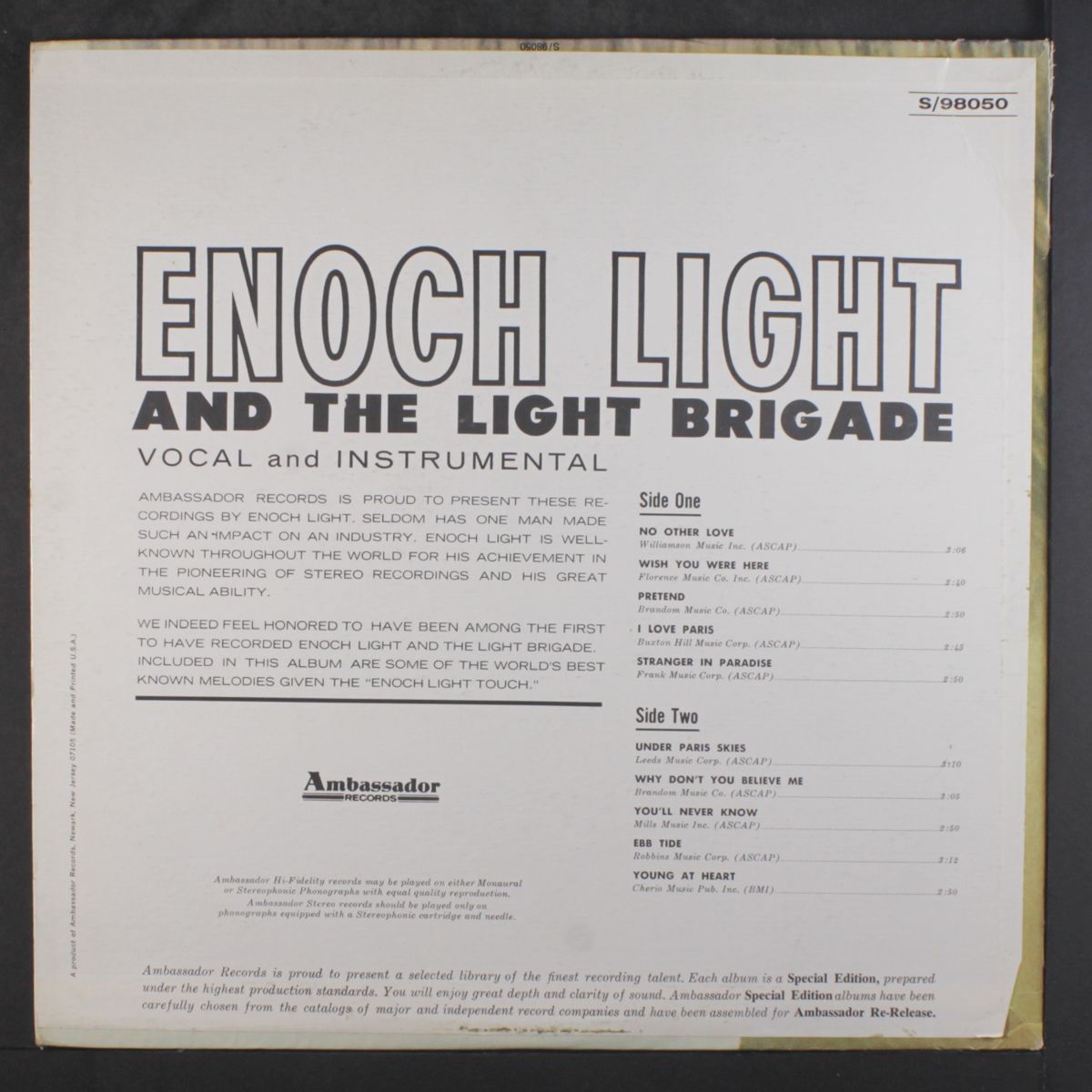 young at heart by ENOCH LIGHT