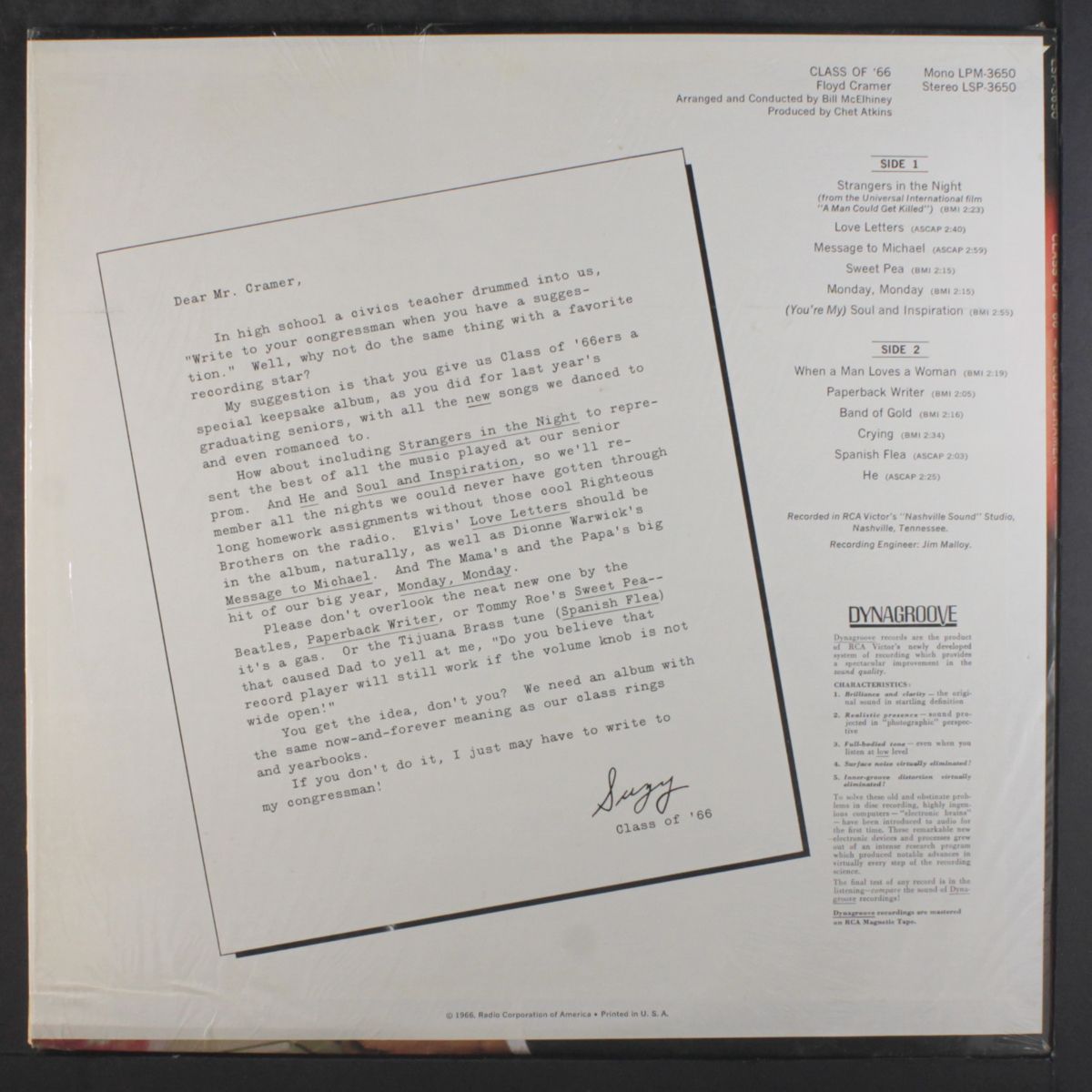 class of '66 by FLOYD CRAMER