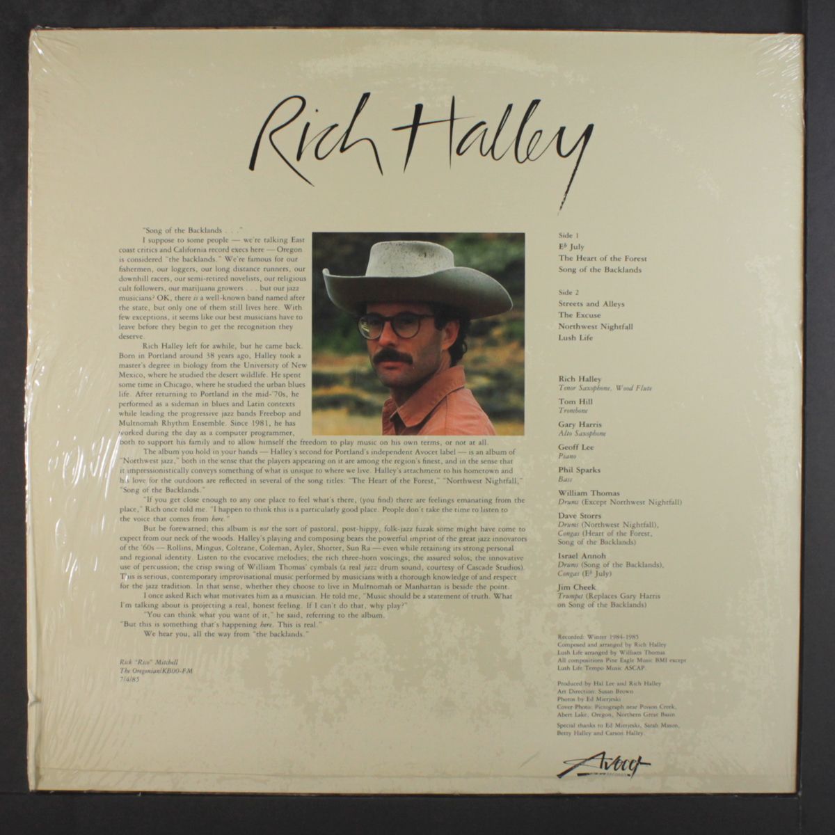 song of the backlands by RICH HALLEY
