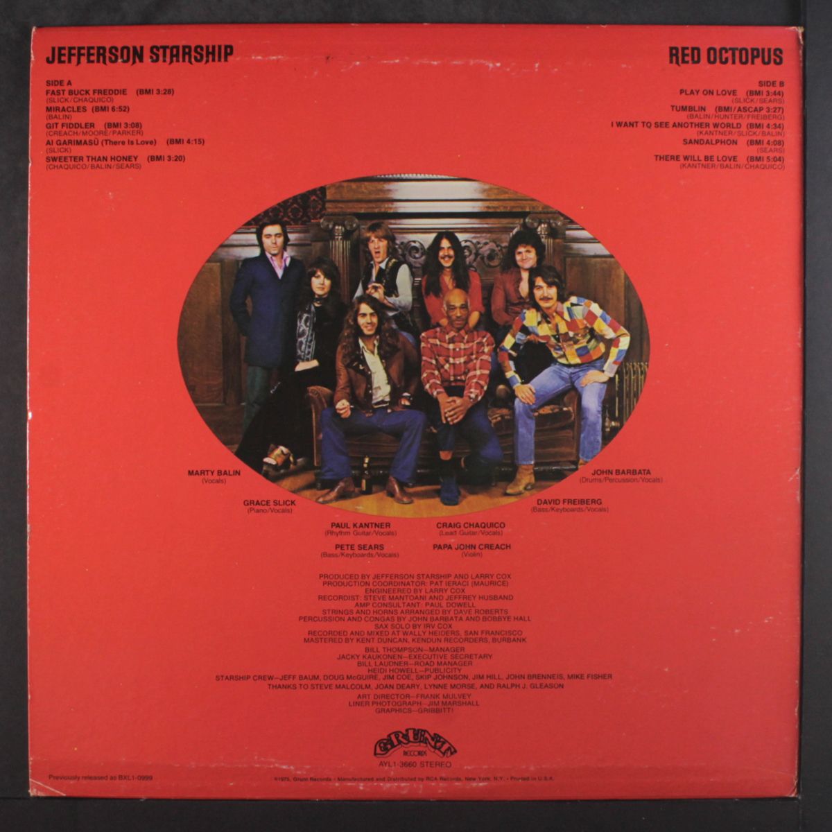 red octopus by JEFFERSON STARSHIP