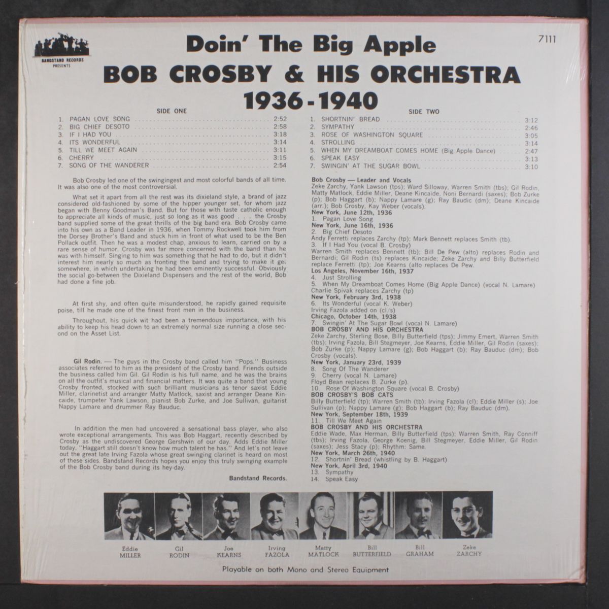 doin' the big apple by BOB CROSBY