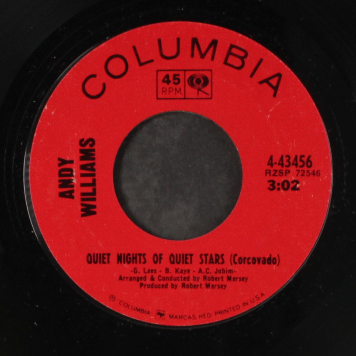 quiet nights of quiet stars / i'll remember you by ANDY WILLIAMS