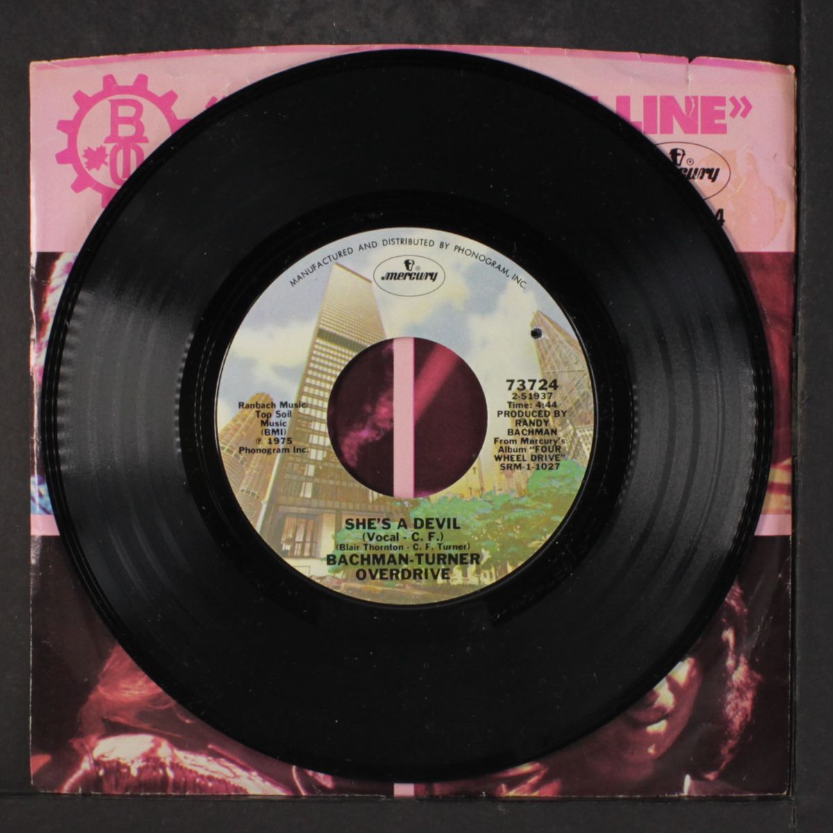 down to the line / she's a devil by BACHMAN-TURNER OVERDRIVE