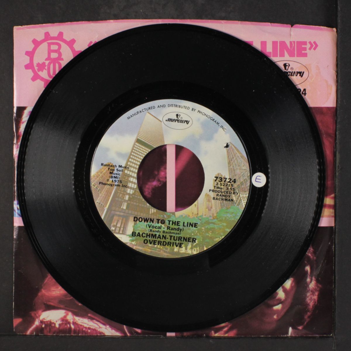 down to the line / she's a devil by BACHMAN-TURNER OVERDRIVE