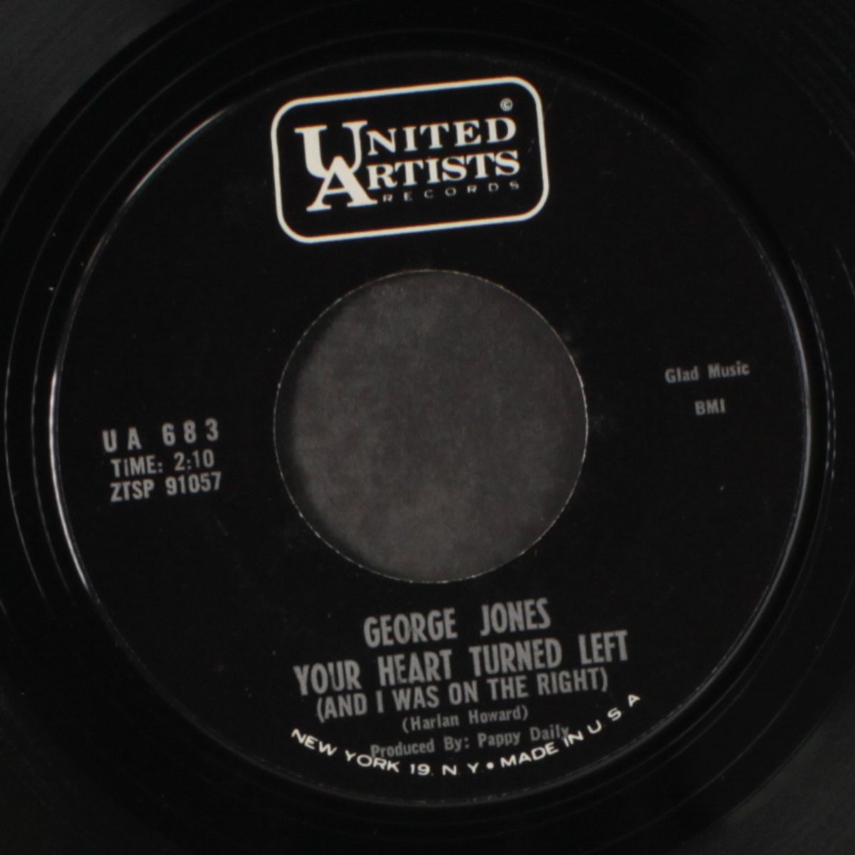 your heart turned left by GEORGE JONES