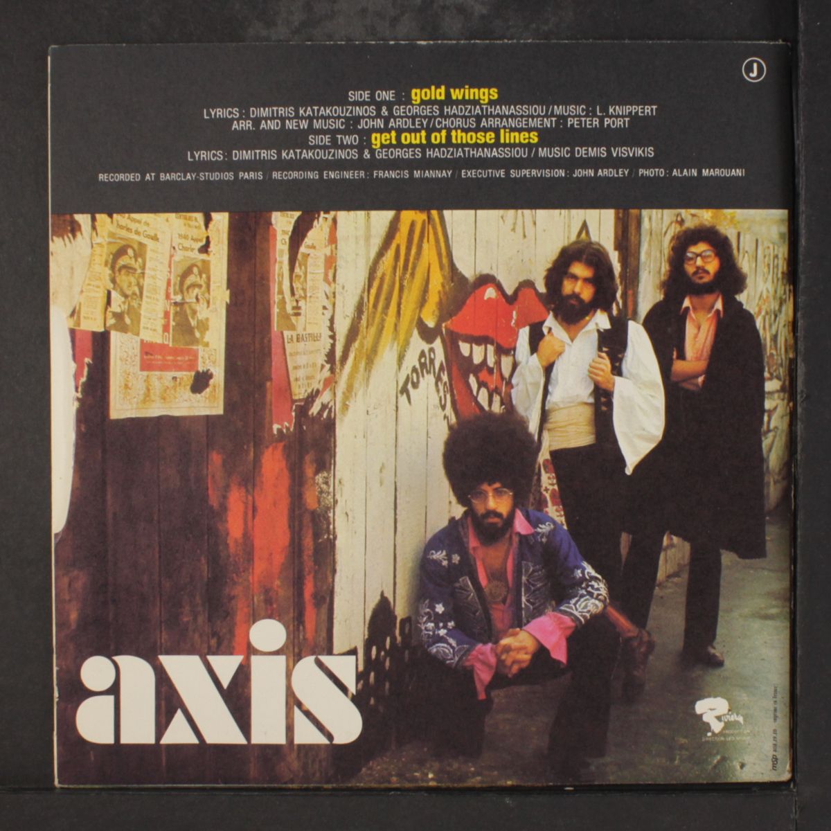 gold wings / get out of those lines by AXIS