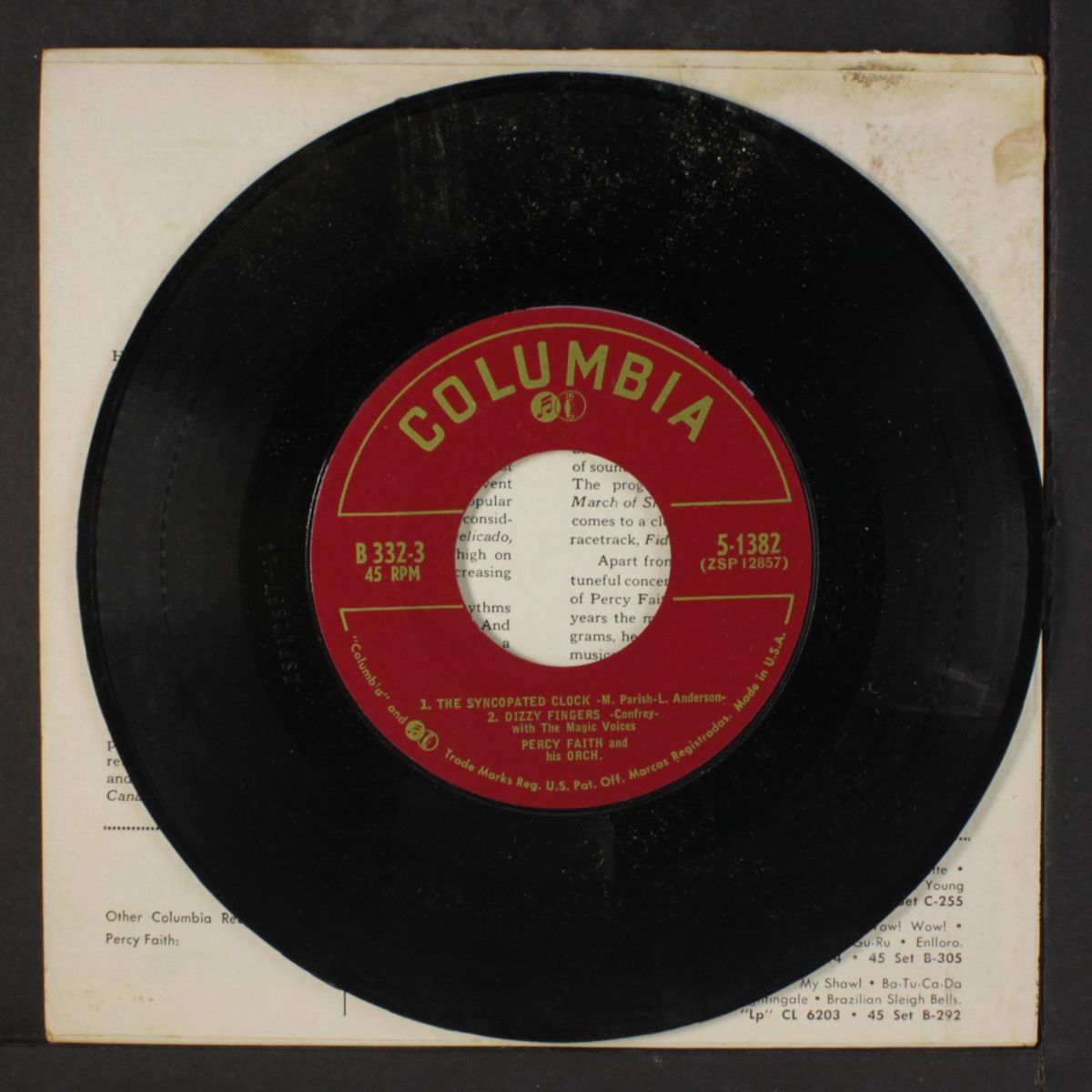 carefree rhythms by PERCY FAITH