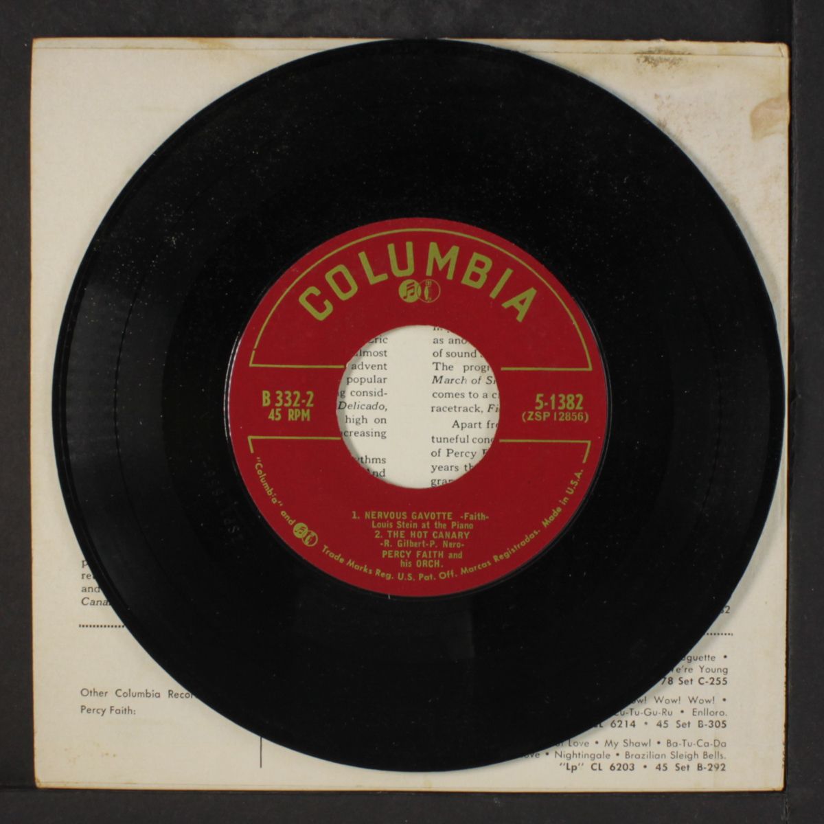 carefree rhythms by PERCY FAITH