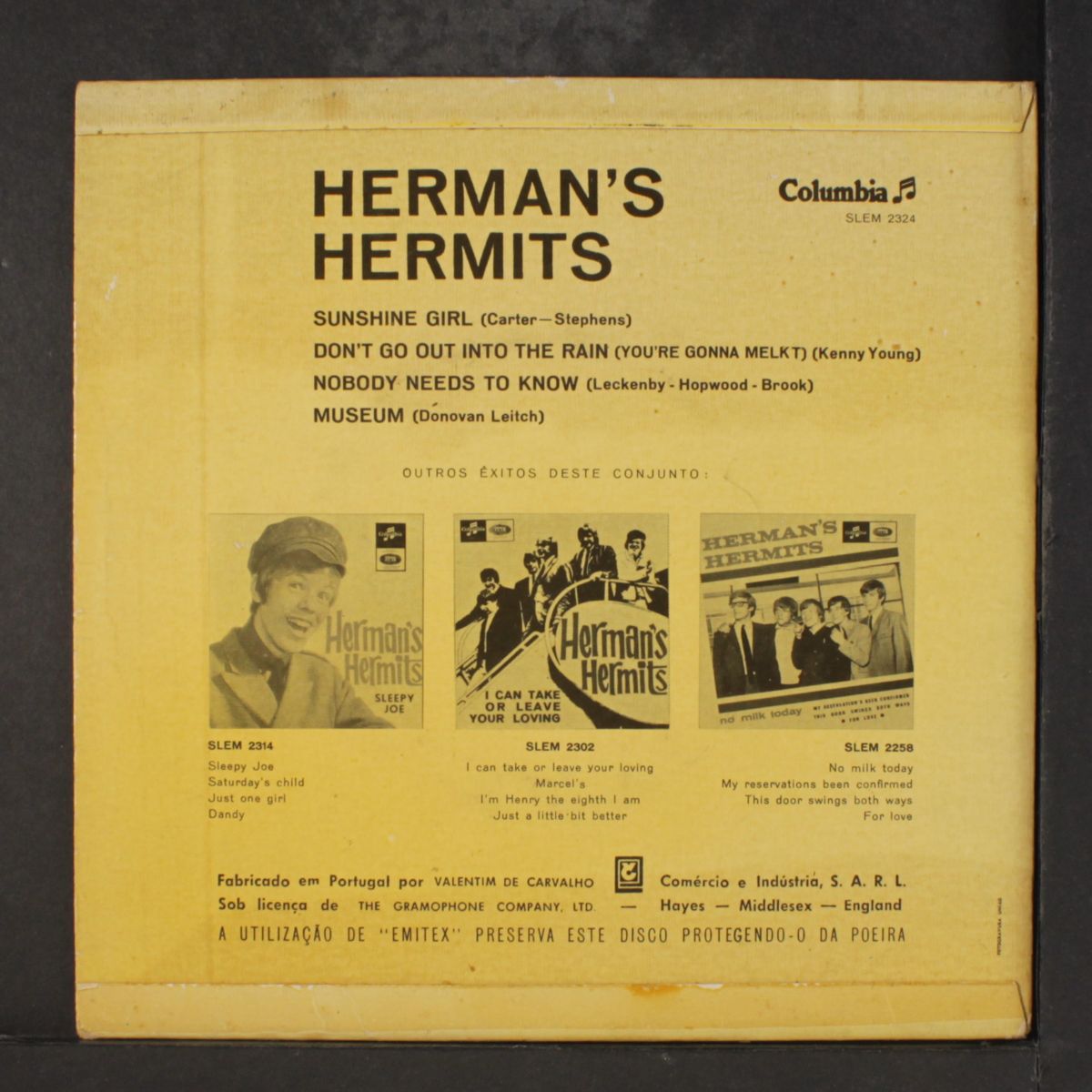 sunshine girl + 3 by HERMAN'S HERMITS