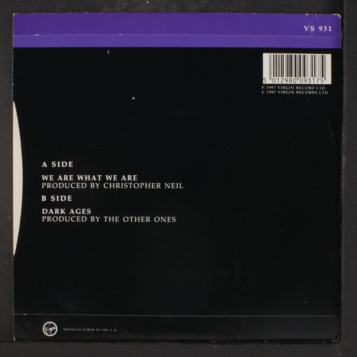 we are what we are / dark ages by OTHER ONES