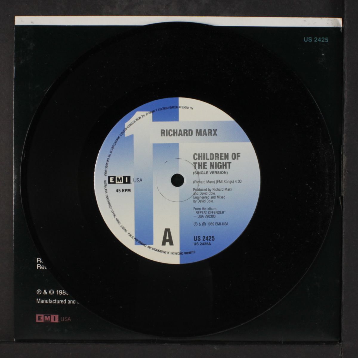 children of the night / right her waiting by RICHARD MARX