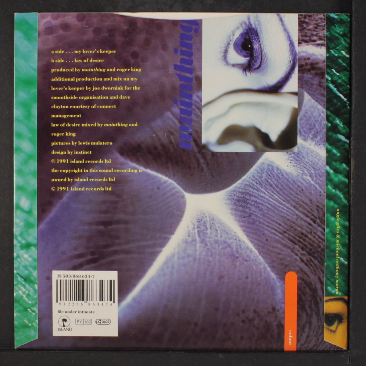 my lover's keeper / law of desire by MAIN THING