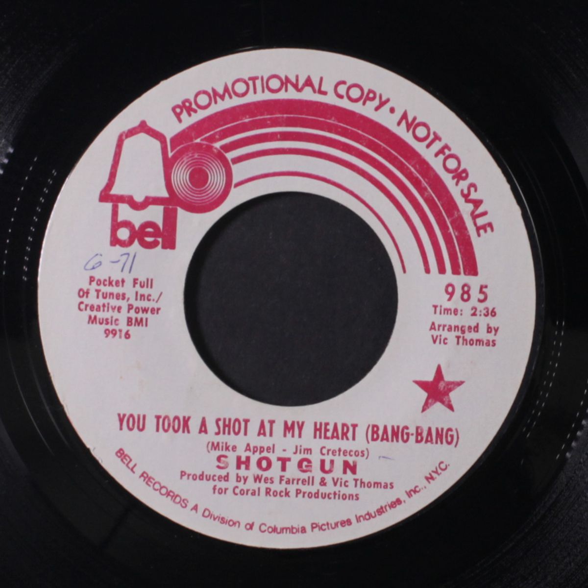 you took a shot at my heart / woman love by SHOTGUN