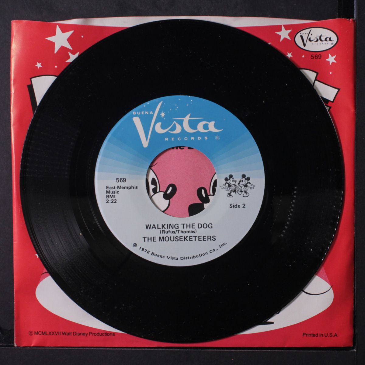 disco mouse / walking the dog by MOUSEKETEERS