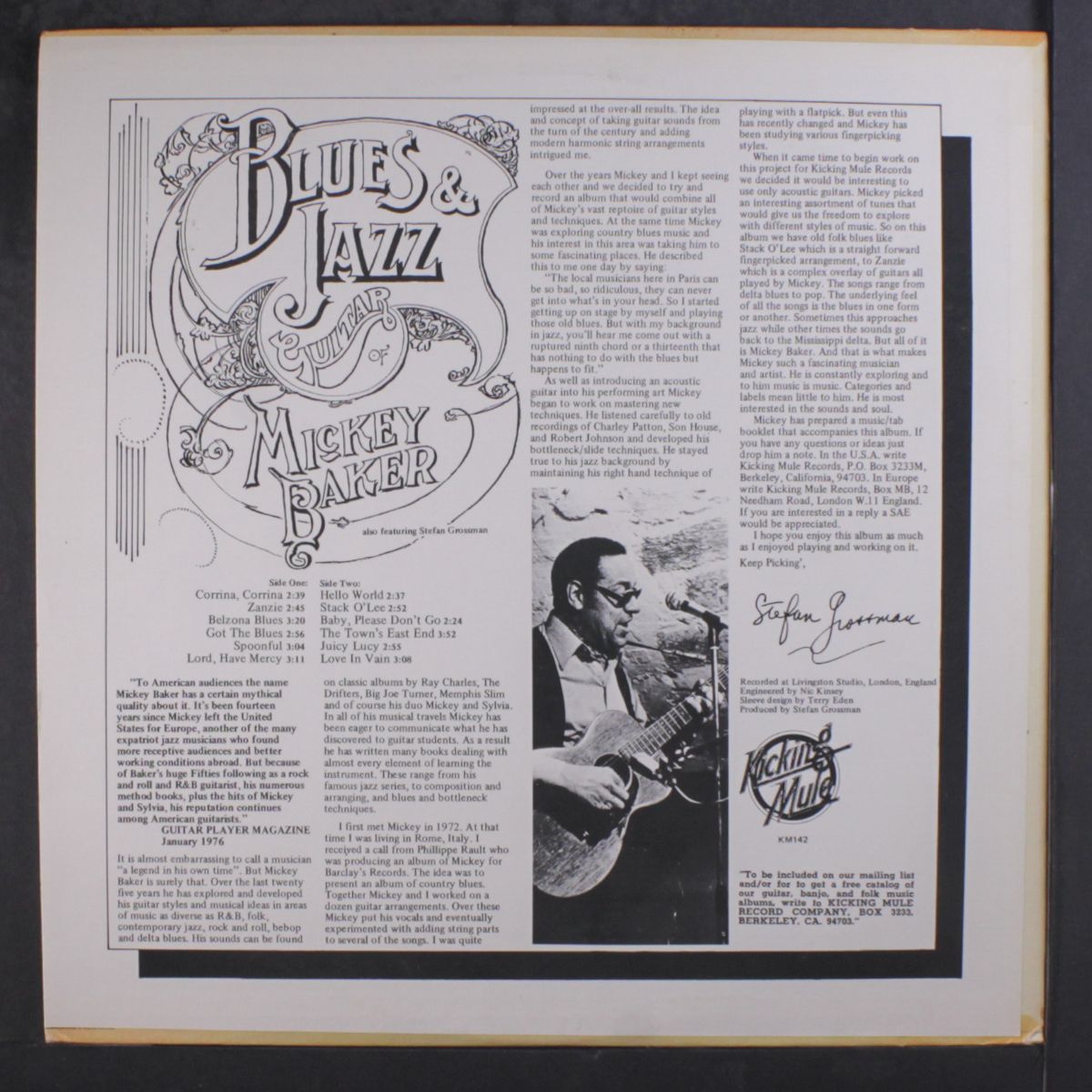 blues & jazz guitar by MICKEY BAKER