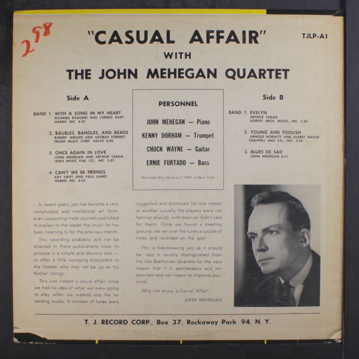 casual affair by JOHN MEHEGAN