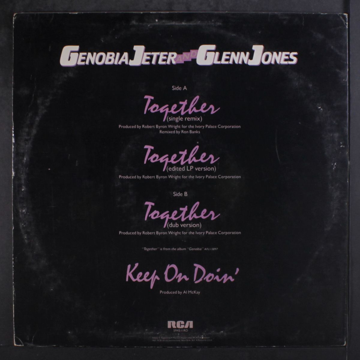 together by GENOBIA JETER & GLENN JONES