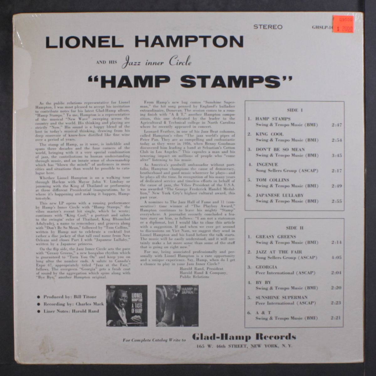 hamp stamps by LIONEL HAMPTON
