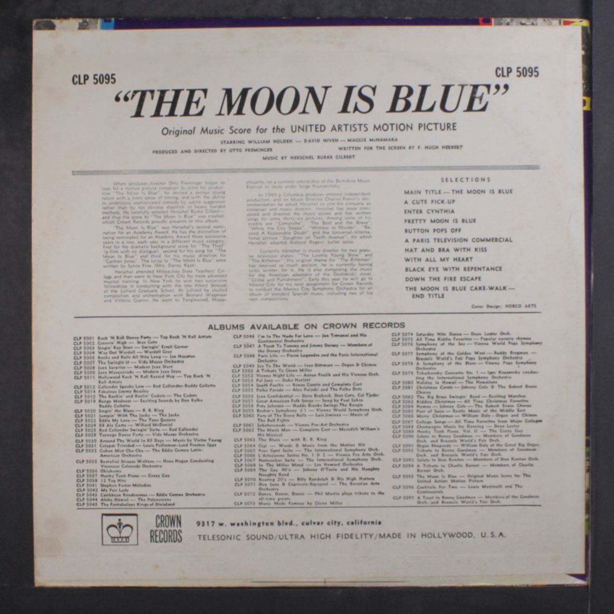 the moon is blue by SOUNDTRACK